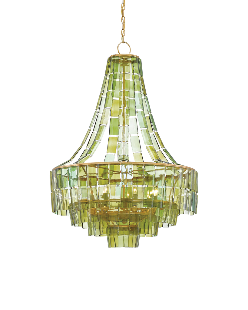 Currey & Co Vintner Green Chandelier | 9000-0147