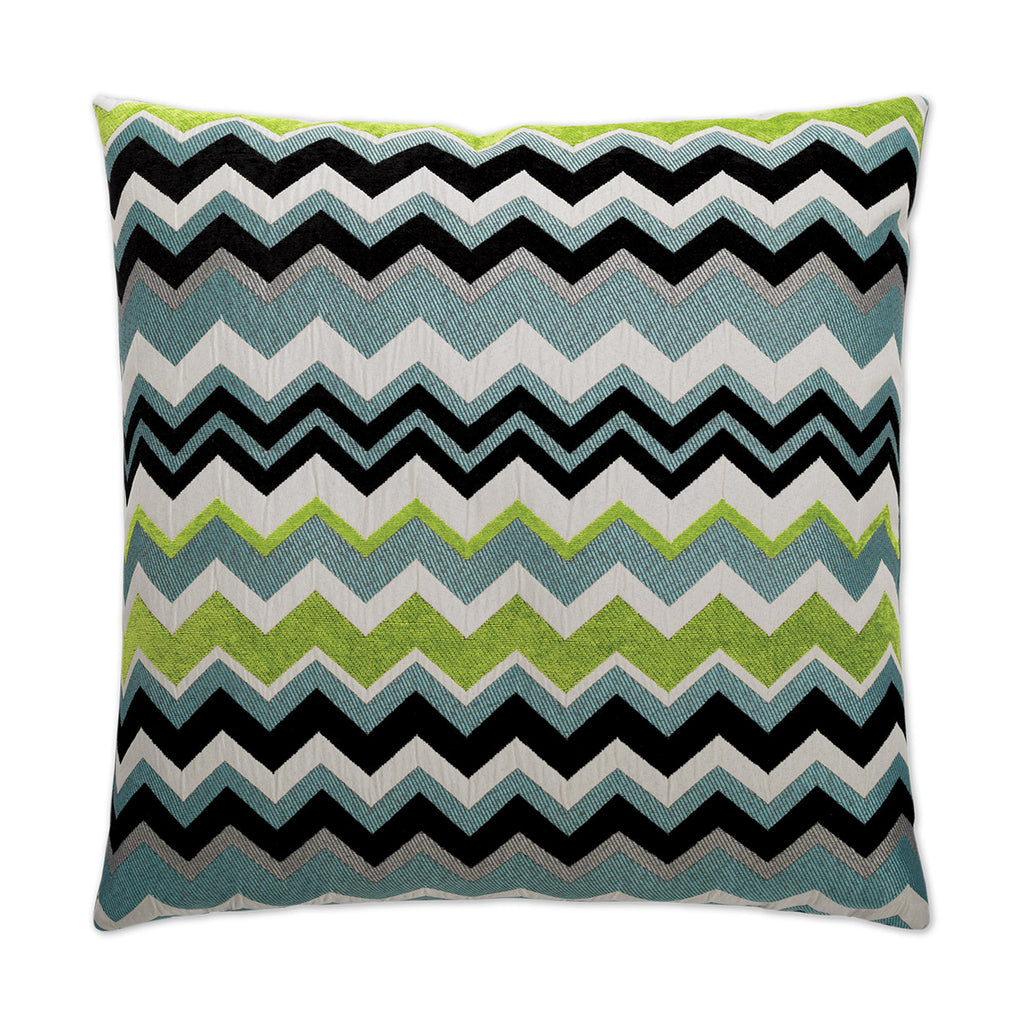 Chevron Decorative Throw Pillow - Aqua | DV Kap