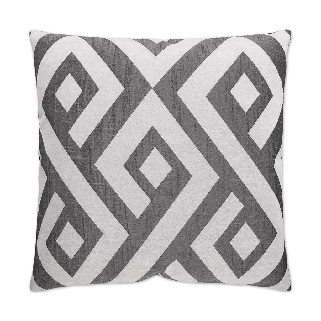 Carat Decorative Throw Pillow - Grey | DV Kap