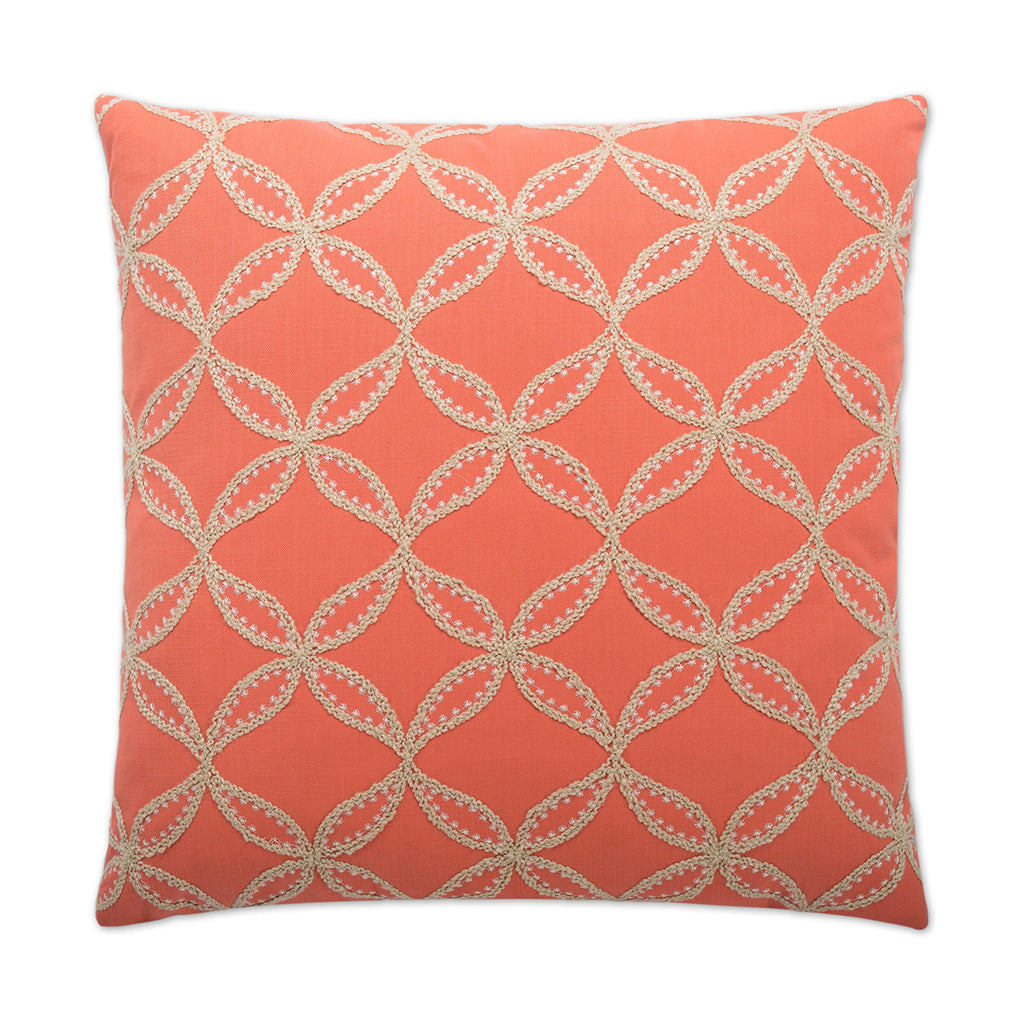 Tanjib Decorative Throw Pillow - Salmon | DV Kap