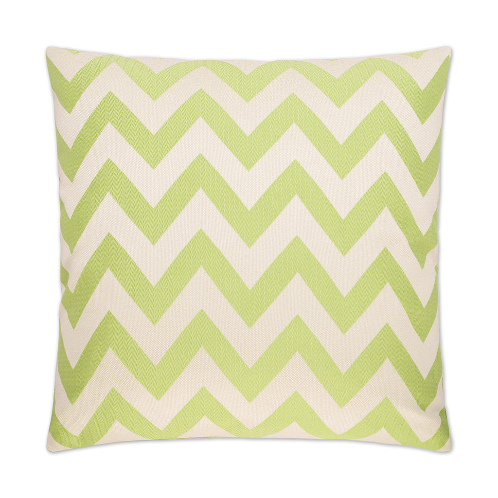 Chevron Chic Decorative Throw Pillow - Green | DV Kap