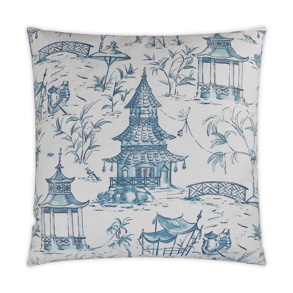 Pagodas Decorative Throw Pillow | DV Kap