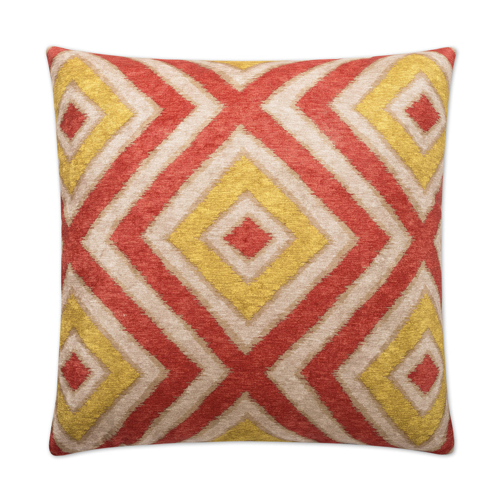 Registan Decorative Throw Pillow - Tomato | DV Kap