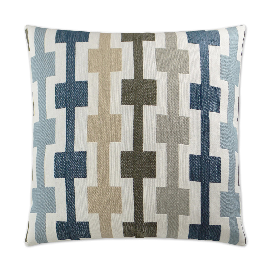 Hopscotch Decorative Throw Pillow - Blue | DV Kap