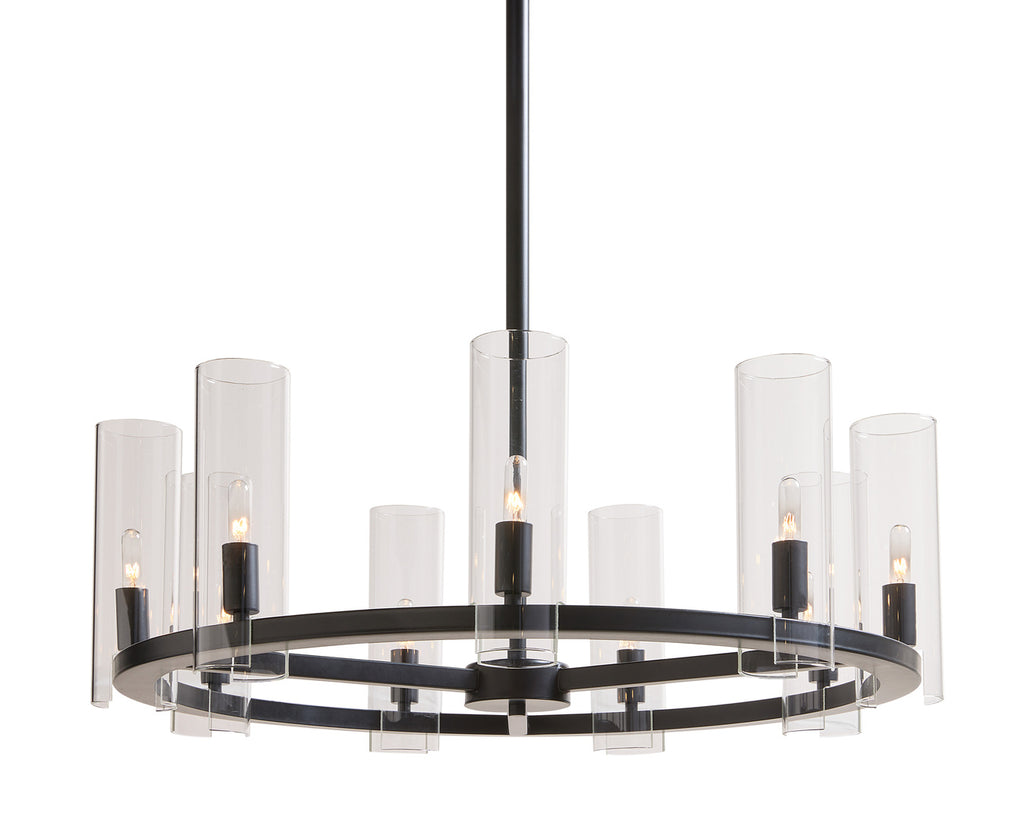 Clarabelle Chandelier - Small - Black | Sunpan Furniture - 107927