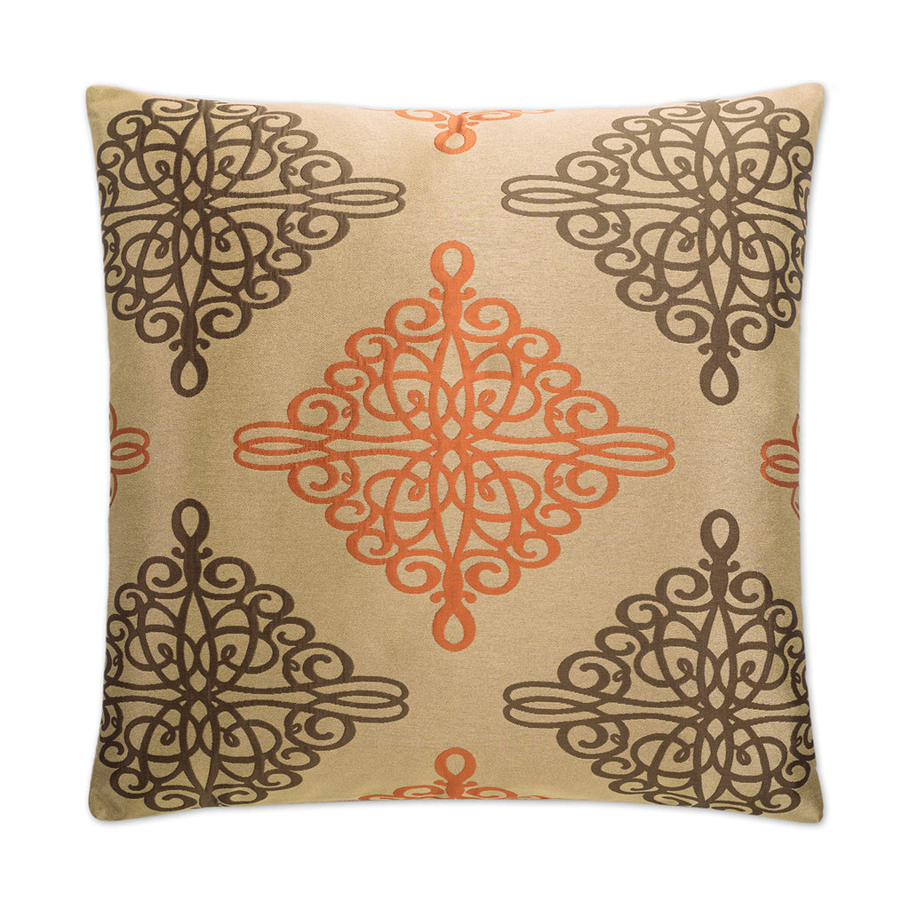 Ayers Decorative Throw Pillow - Copper | DV Kap