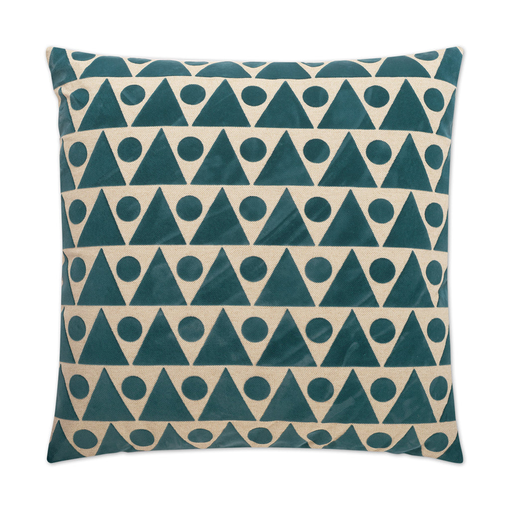 Kilo Decorative Throw Pillow - Turquoise | DV Kap