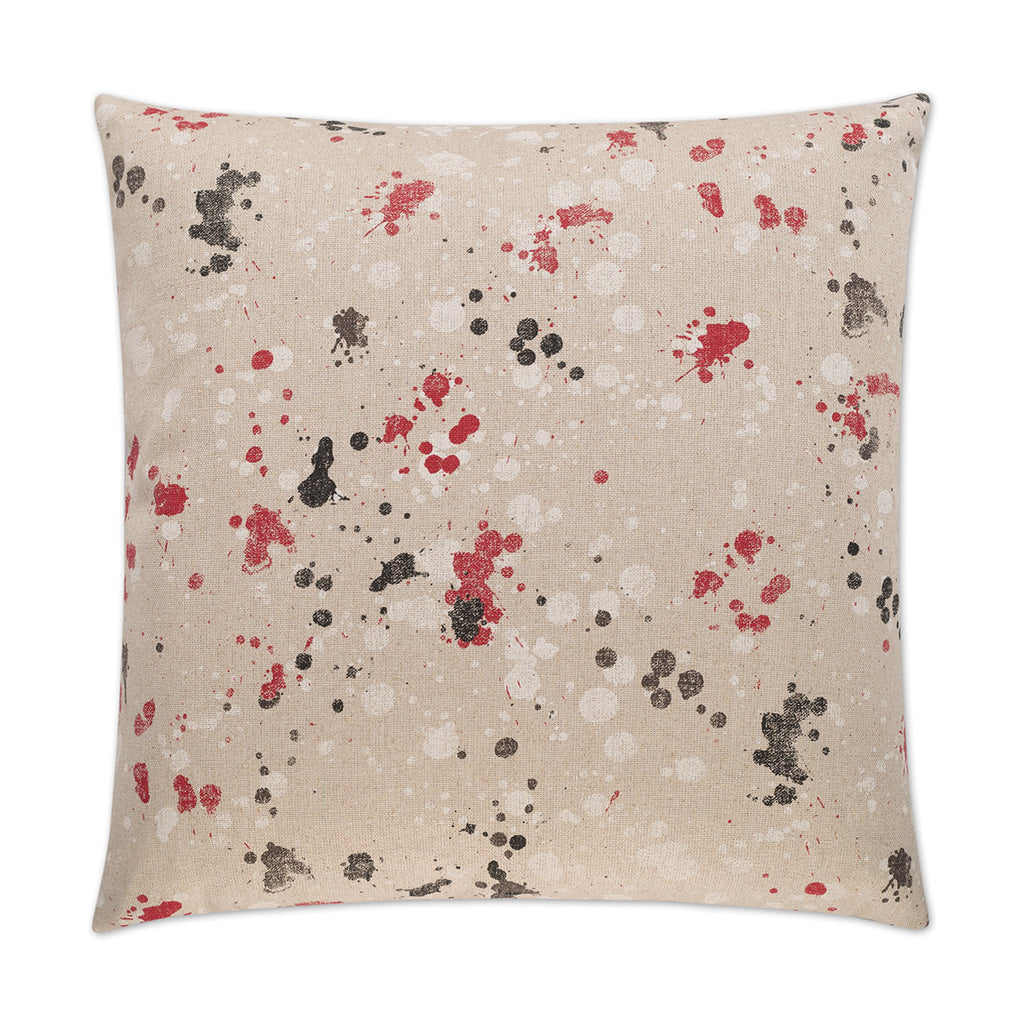 Dropcloth Decorative Throw Pillow - Red | DV Kap