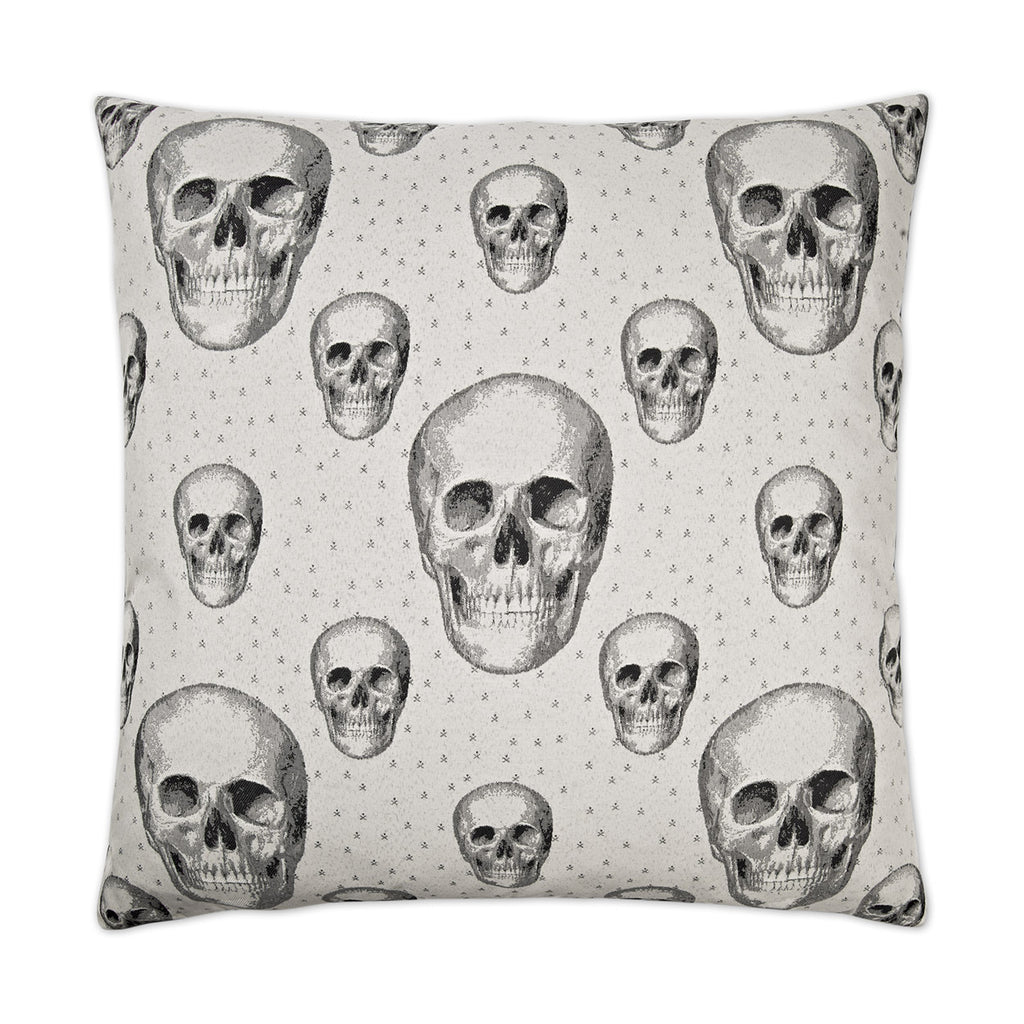 Skalle Decorative Throw Pillow - White | DV Kap