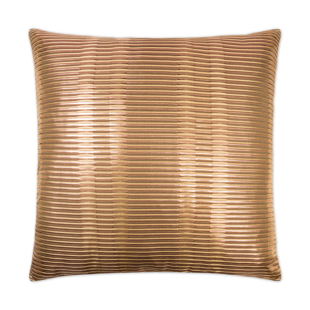 Grid Decorative Throw Pillow - Copper | DV Kap