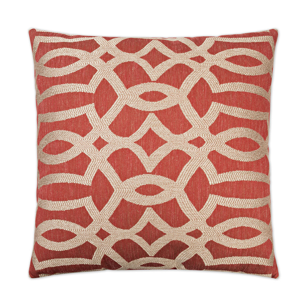 Neron Decorative Throw Pillow - Red | DV Kap