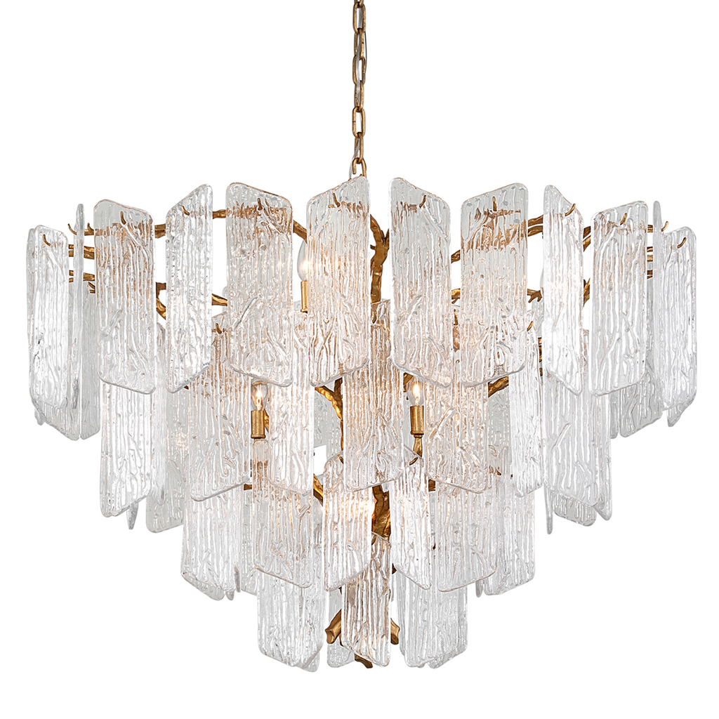 Piemonte Chandelier | Corbett Lighting - 244-412-Gl