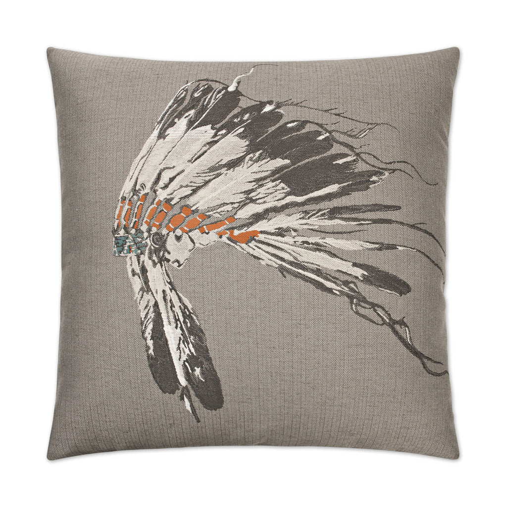 Chief Decorative Throw Pillow - Smoke | DV Kap