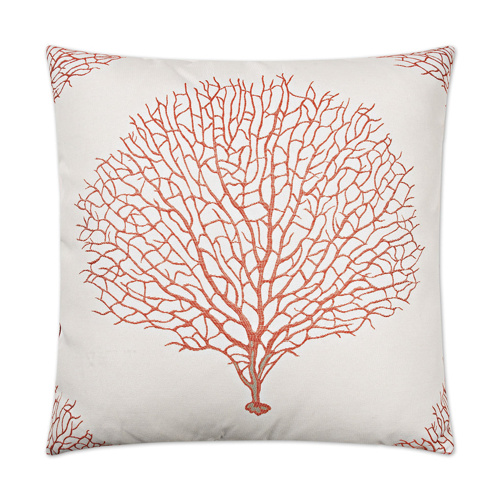 Taormina Decorative Throw Pillow - Coral | DV Kap