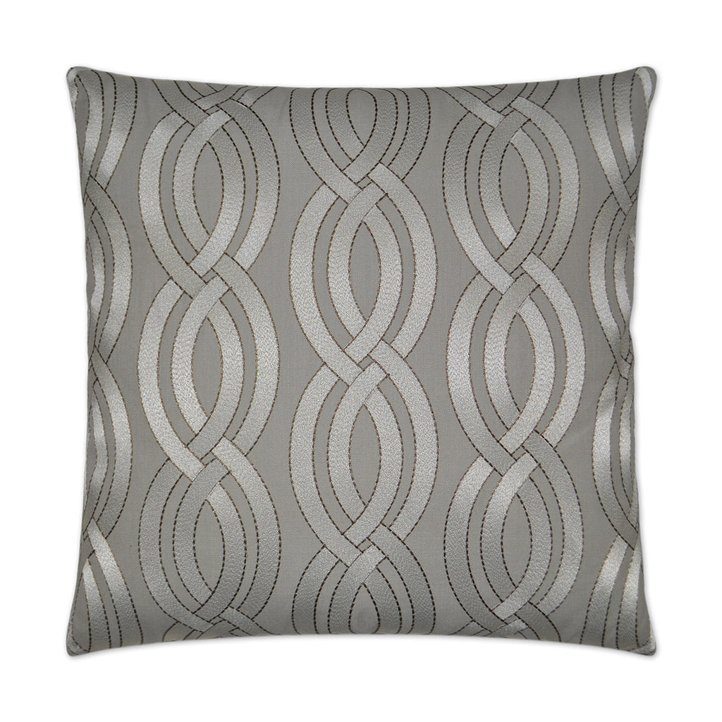 Winding Path Decorative Throw Pillow - Grey | DV Kap