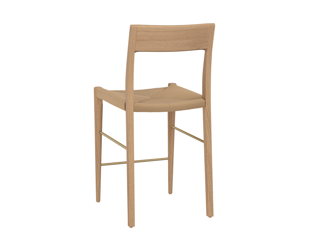 Bondi Counter Stool - Light Oak | Sunpan Furniture - 110982