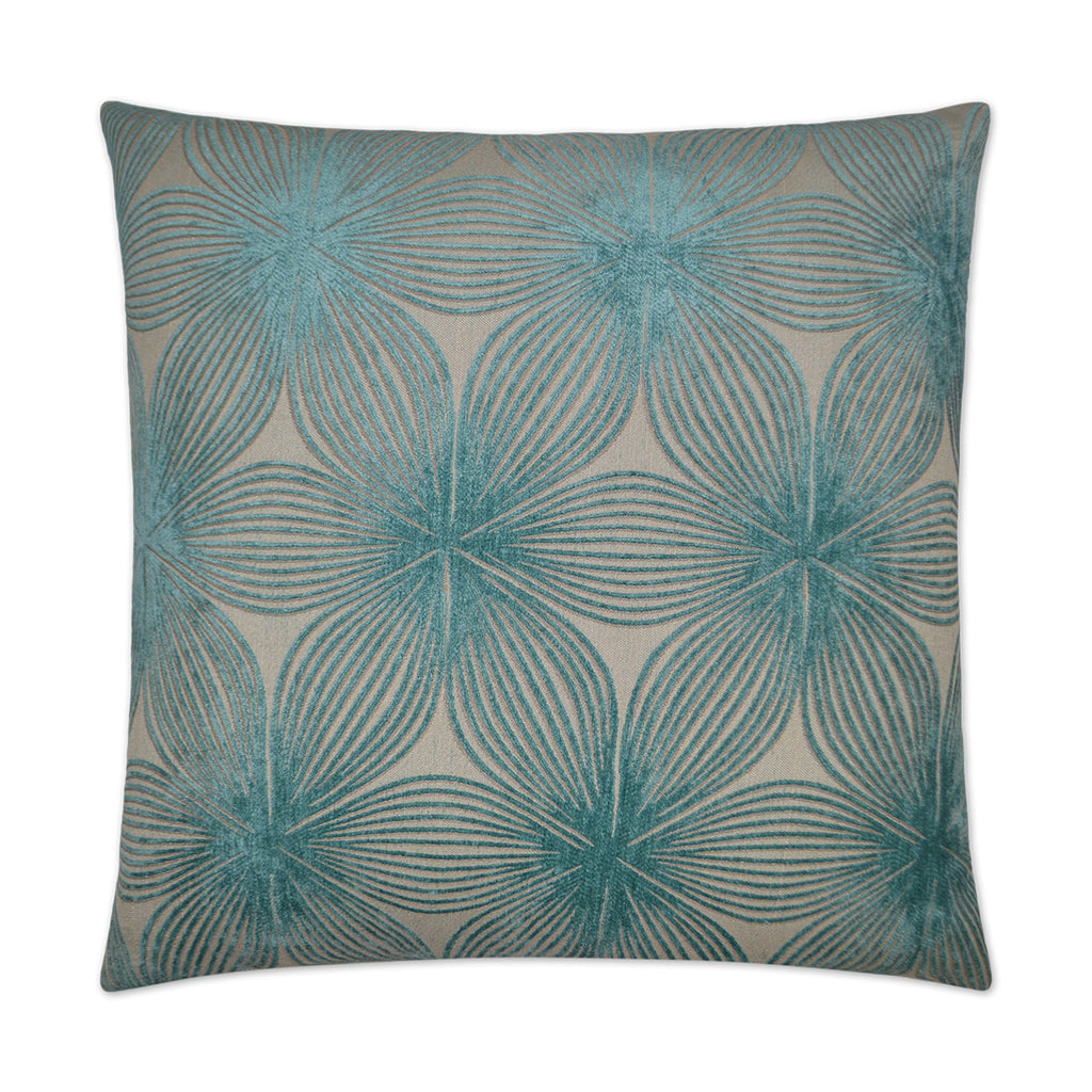 Ellery Decorative Throw Pillow - Aqua | DV Kap