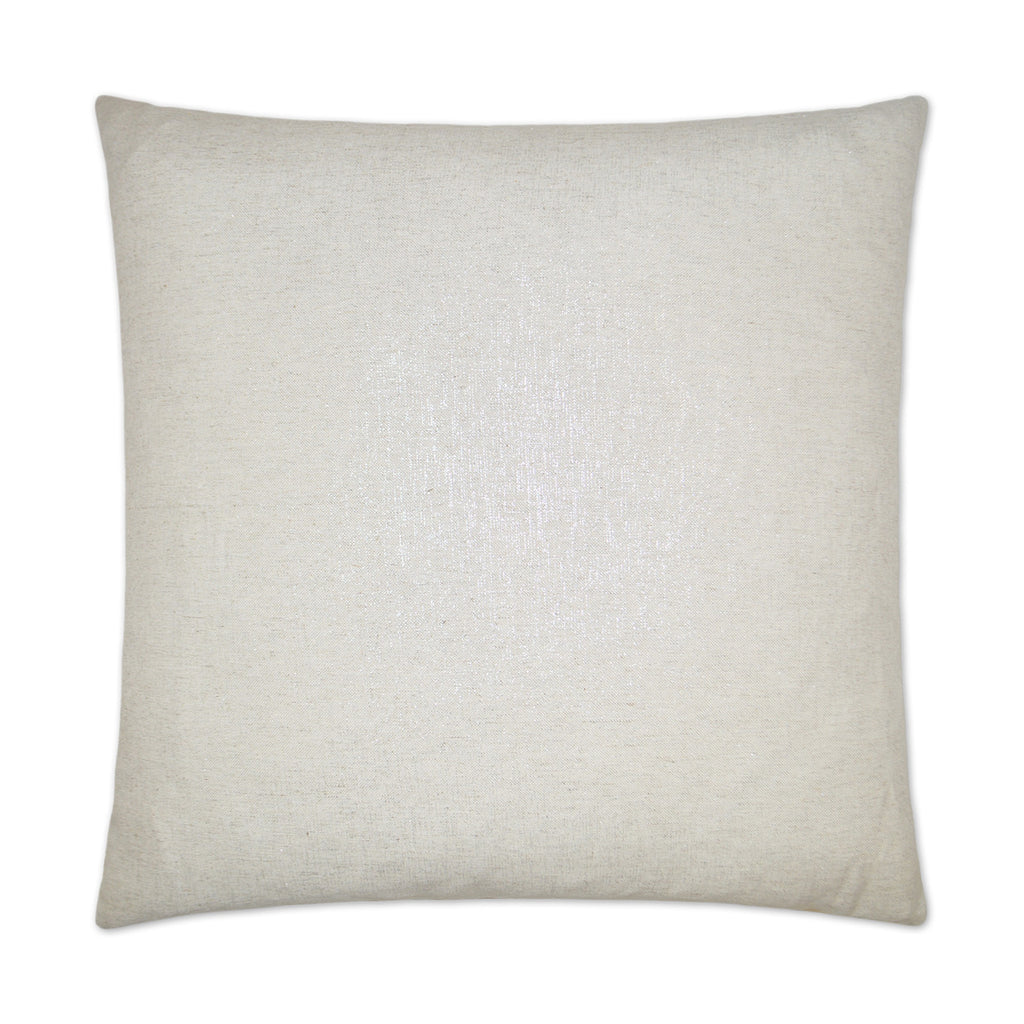 Shimmer Decorative Throw Pillow - Linen | DV Kap