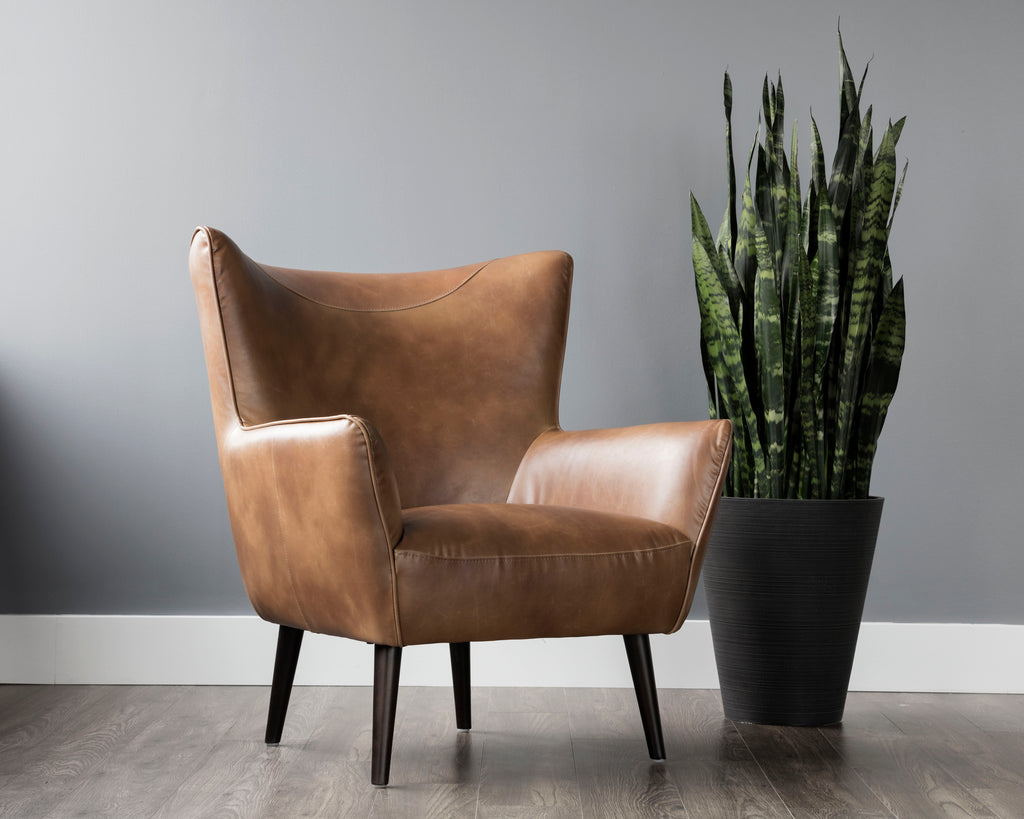 Luther Lounge Chair - Tobacco Tan | Sunpan Furniture - 101966