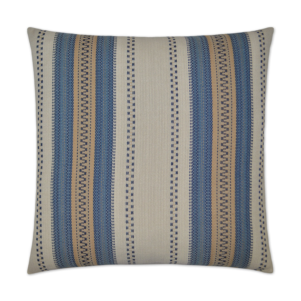 Rigadoon Decorative Throw Pillow - Blue | DV Kap