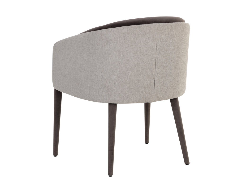 Sheva Dining Chair - Ernst Sandstone / Meg Ash | Sunpan Furniture - 111223