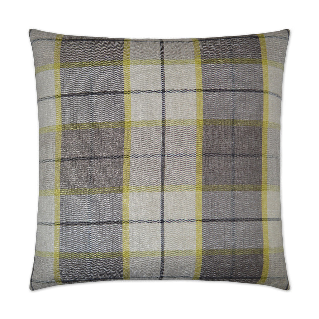 Penn Plaid Decorative Throw Pillow - Citrus | DV Kap