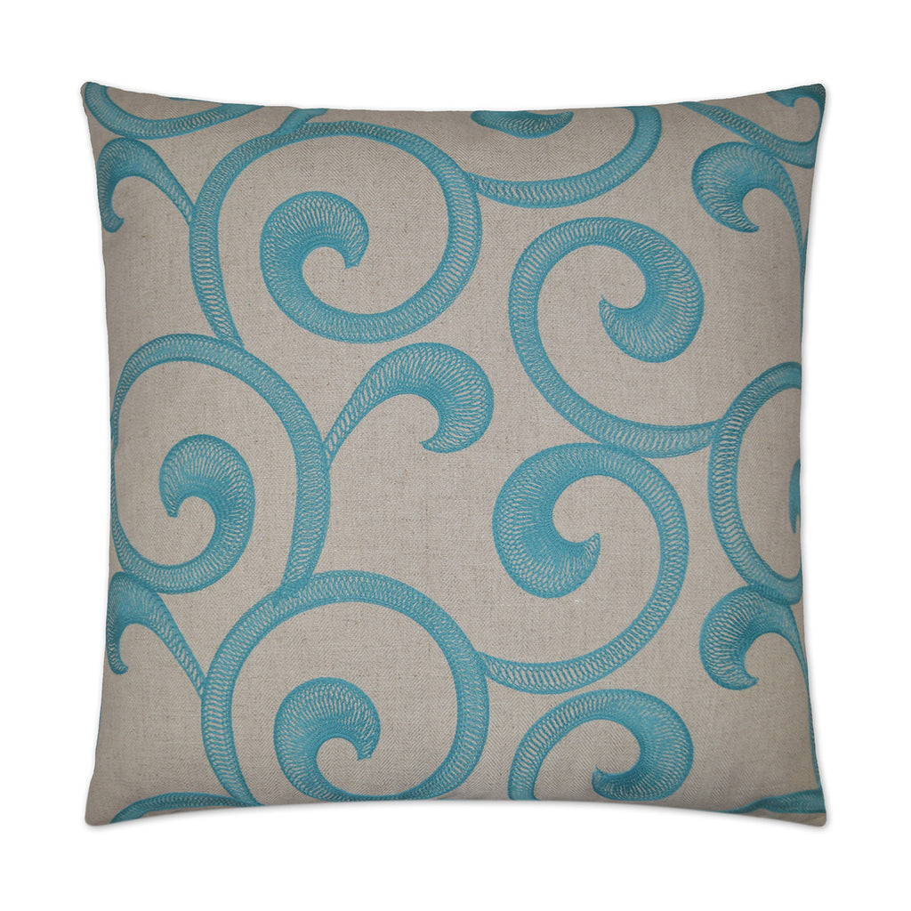 Hampton Scroll Decorative Throw Pillow | DV Kap