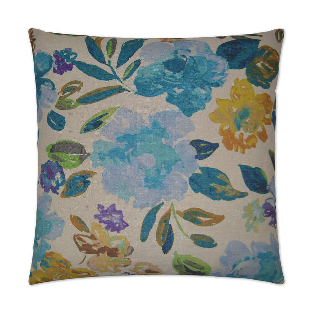 Impression Decorative Throw Pillow - Blue | DV Kap