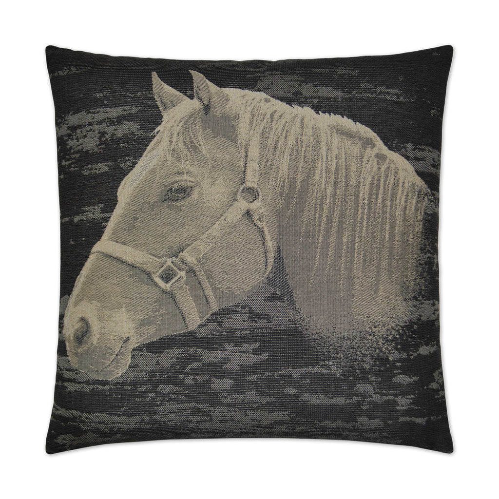 Mister Ed Decorative Throw Pillow - Black | DV Kap