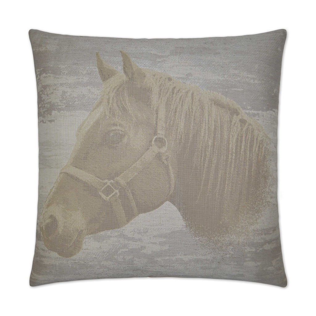 Mister Ed Decorative Throw Pillow - Ivory | DV Kap