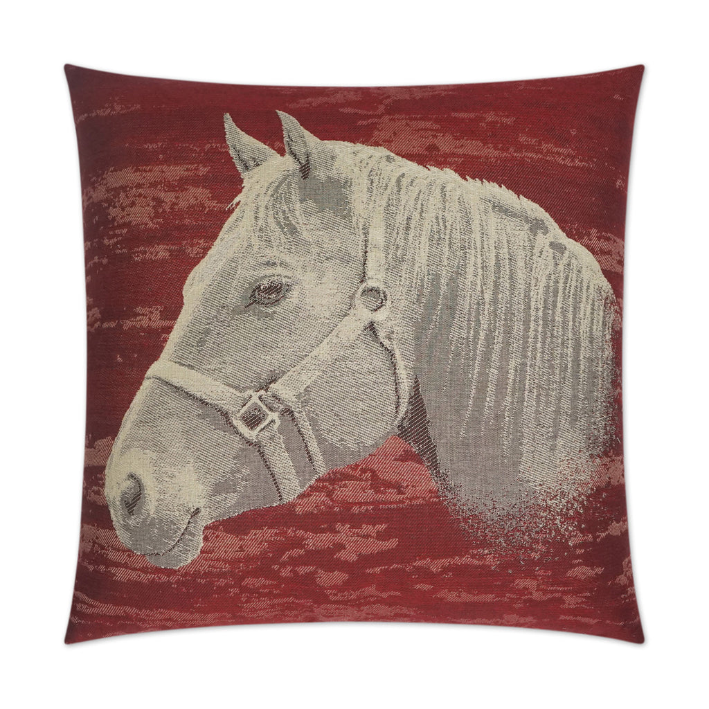 Mister Ed Decorative Throw Pillow - Red | DV Kap