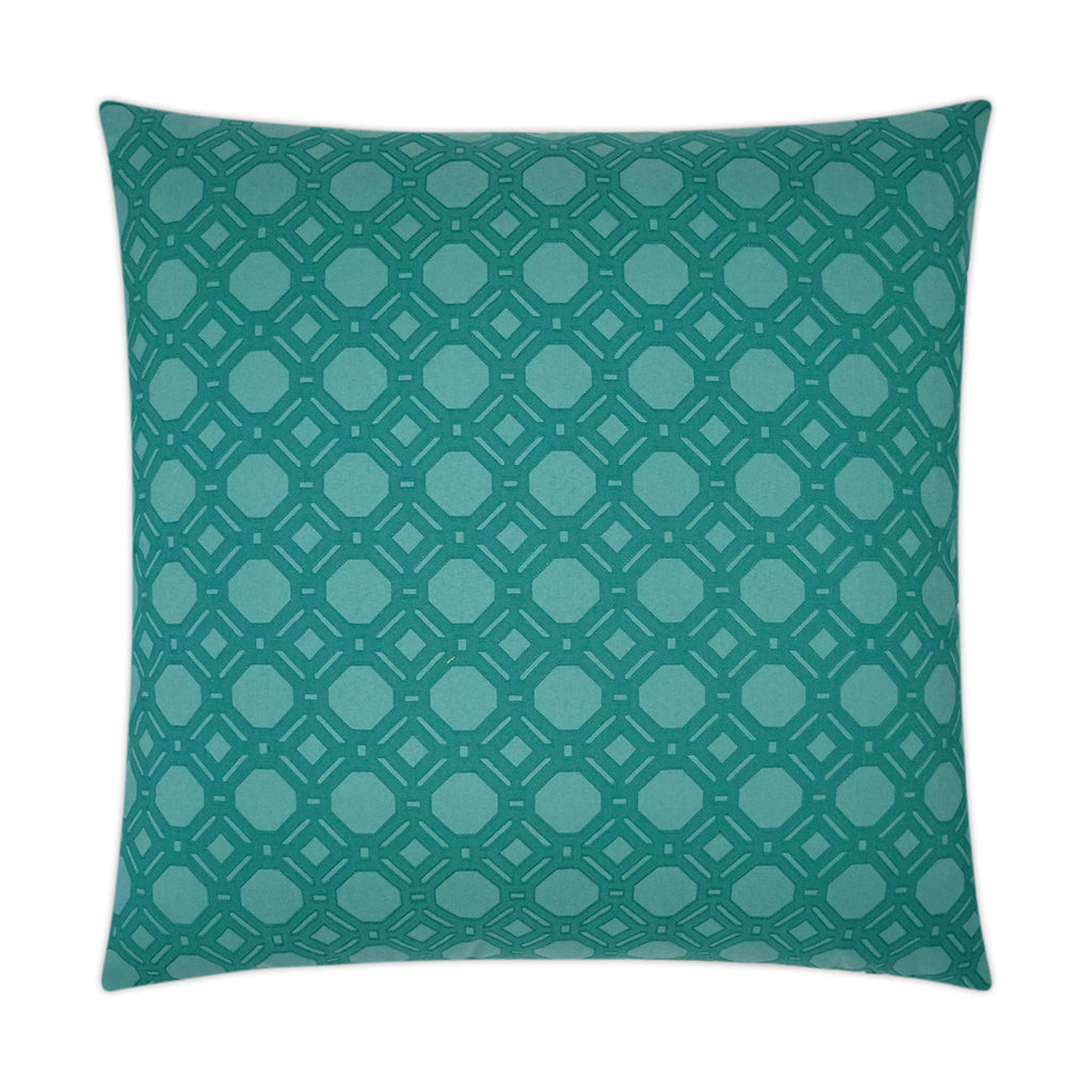 Level Off Decorative Throw Pillow - Peacock | DV Kap