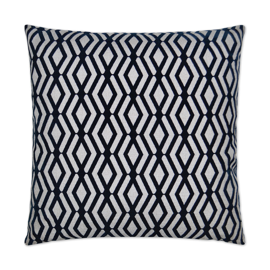 Fulcrum Decorative Throw Pillow - Navy | DV Kap