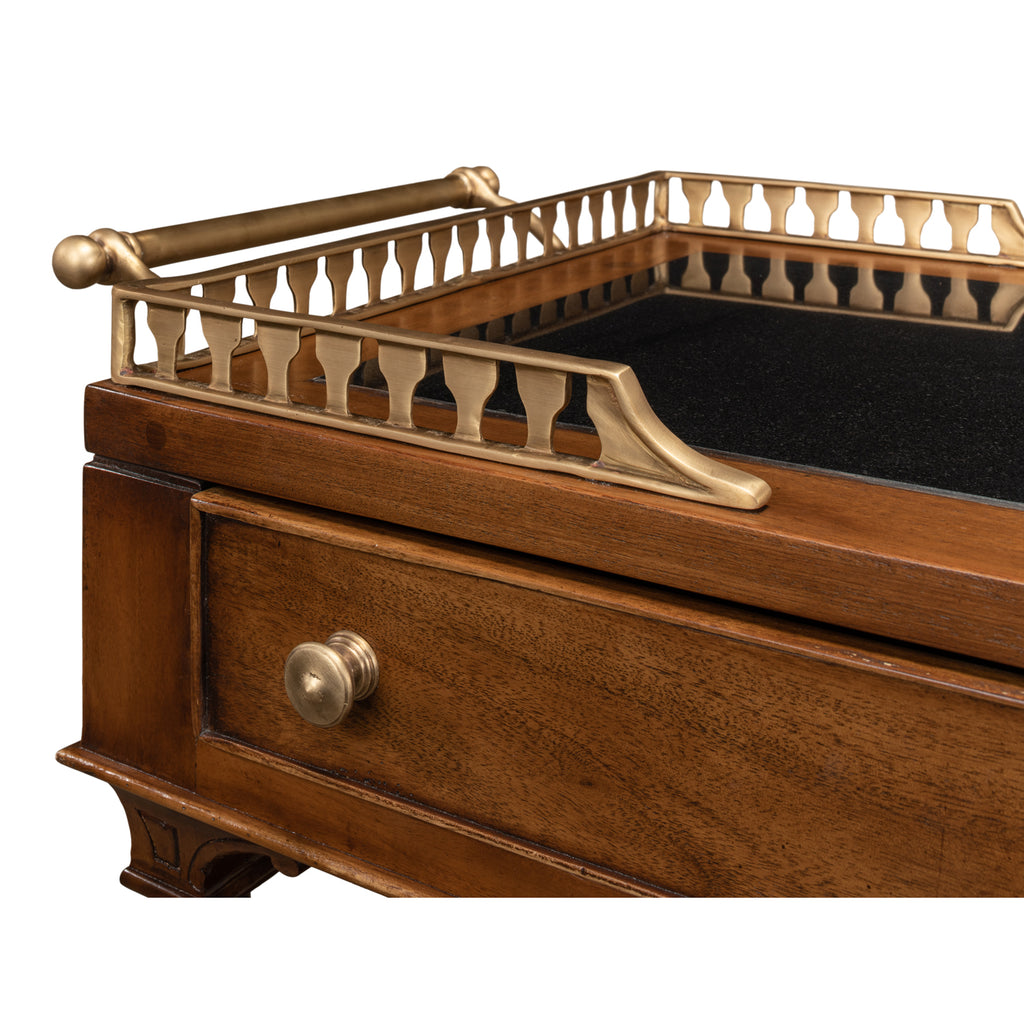 Capital Serving Cart Fruitwood Finish | Sarreid - 26792