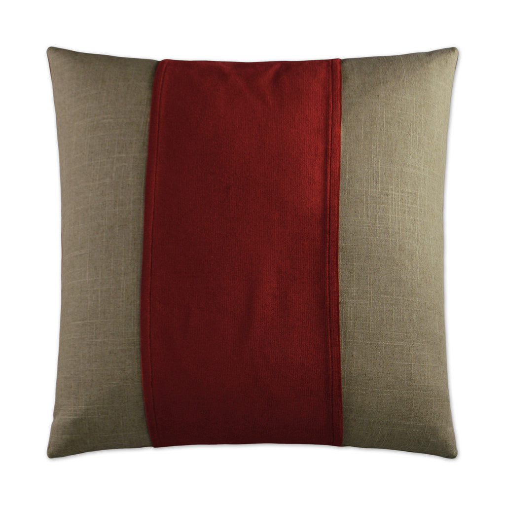 Jefferson Decorative Throw Pillow - Sangria | DV Kap