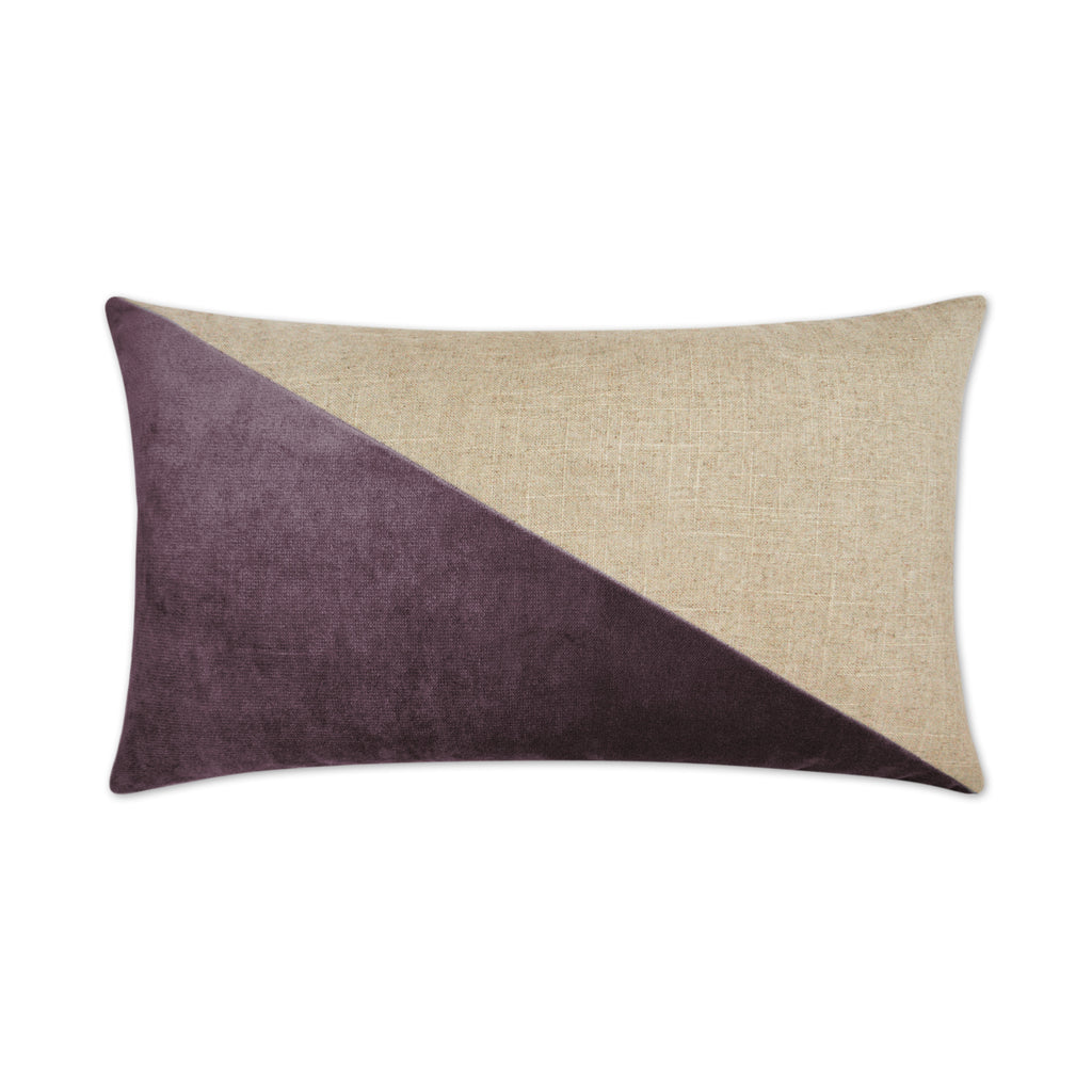 Jefferson Lumbar Decorative Throw Pillow - Amethyst | DV Kap