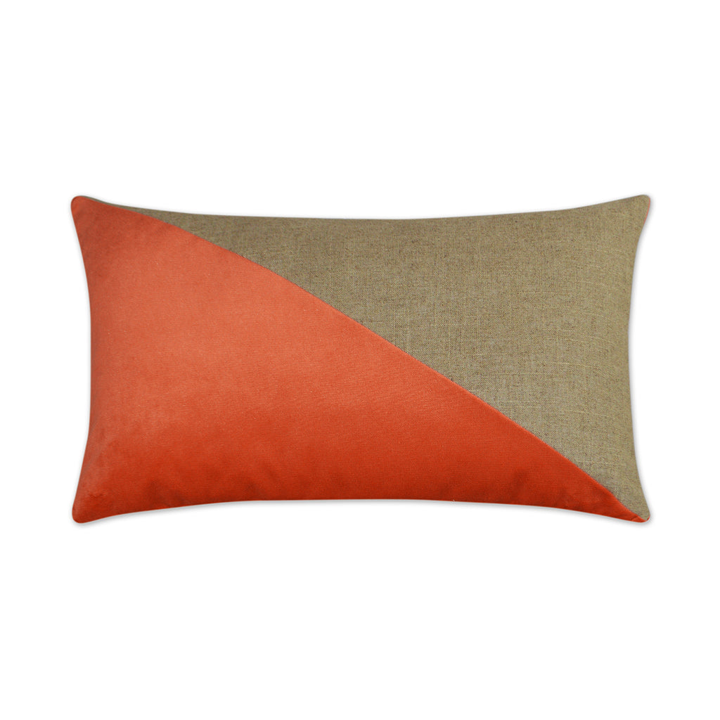 Jefferson Lumbar Decorative Throw Pillow - Mango | DV Kap