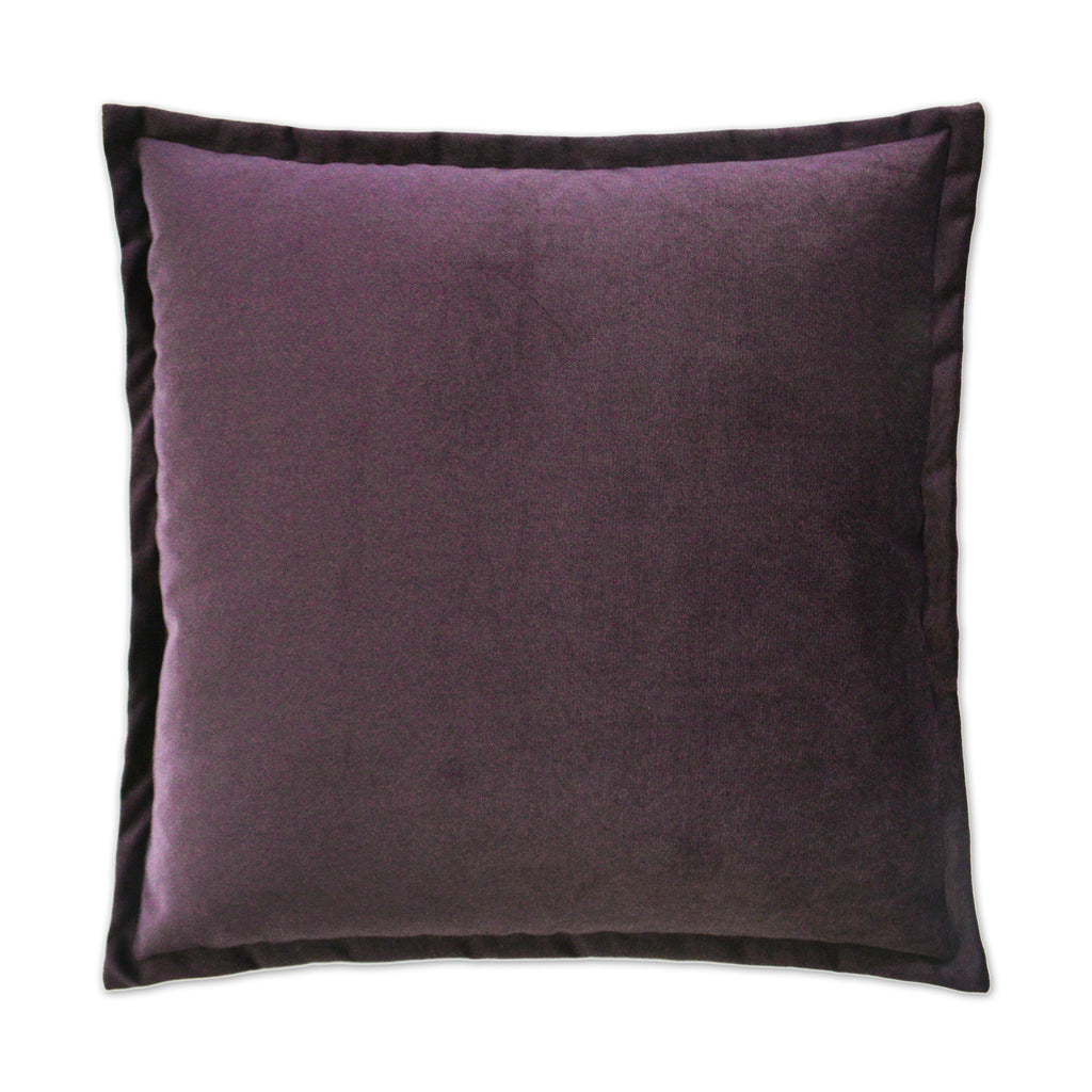 Belvedere Flange Decorative Throw Pillow - Amethyst | DV Kap