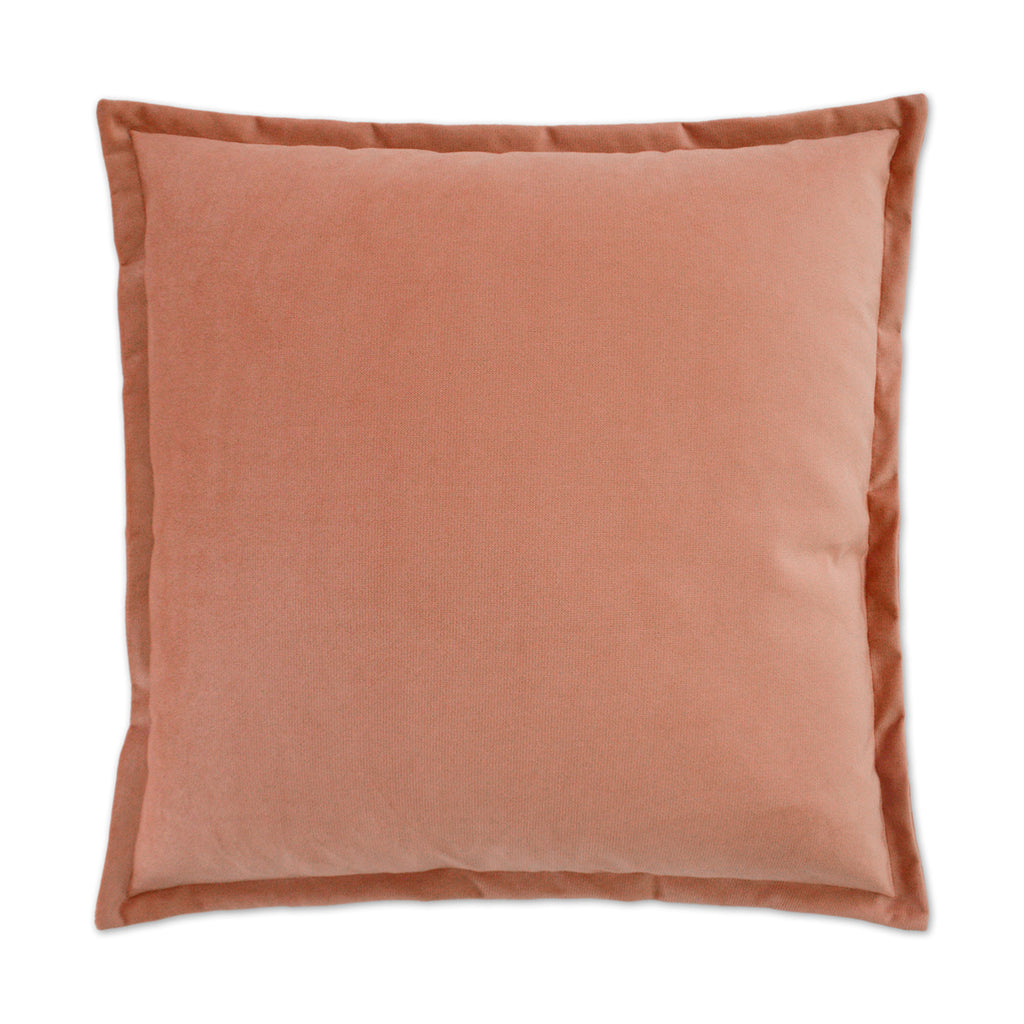 Belvedere Flange Decorative Throw Pillow - Blush | DV Kap