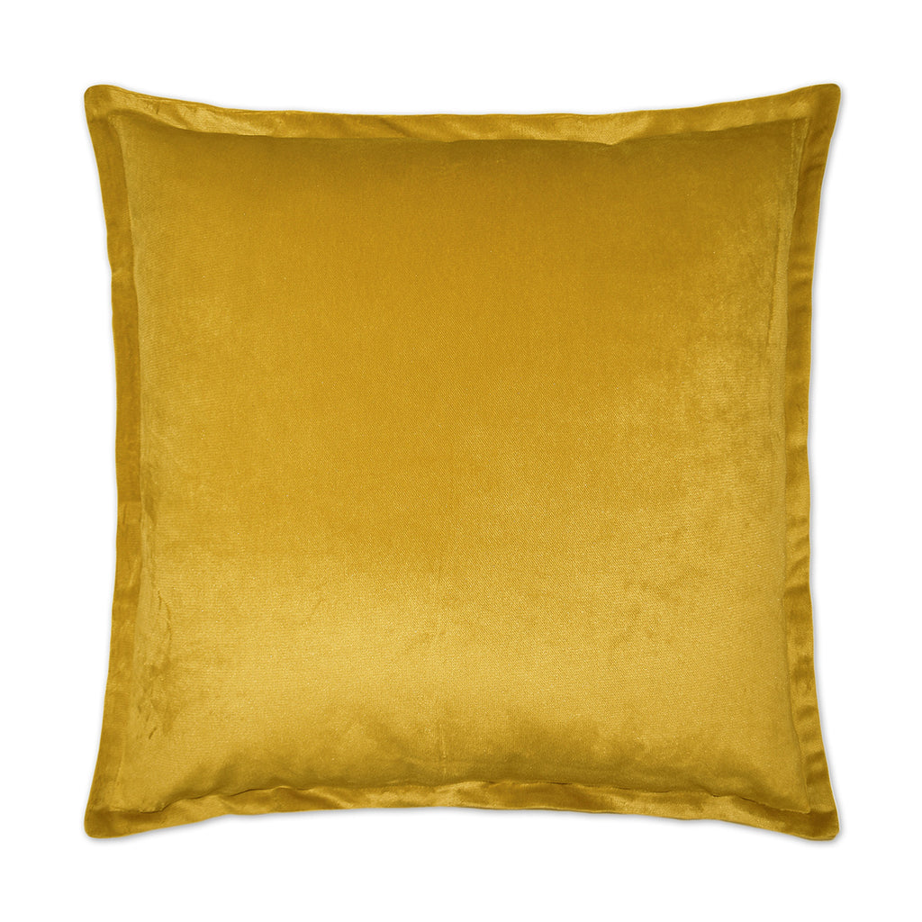 Belvedere Flange Decorative Throw Pillow - Curry | DV Kap