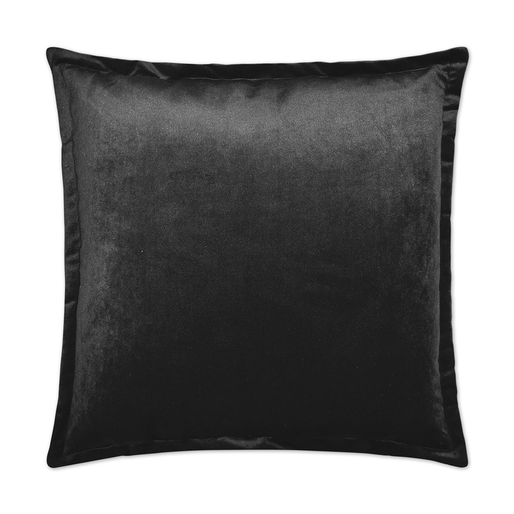 Belvedere Flange Decorative Throw Pillow - Charcoal | DV Kap