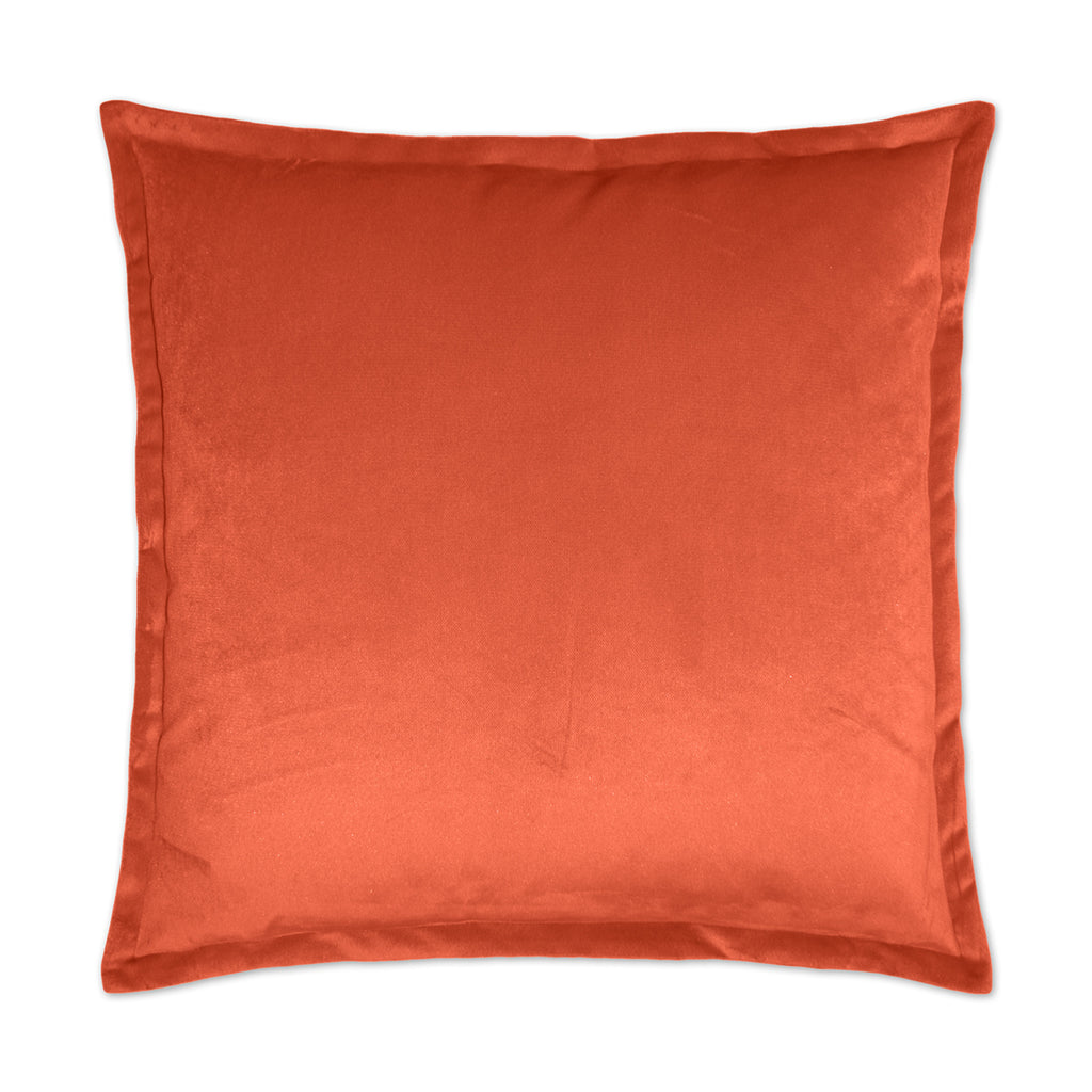 Belvedere Flange Decorative Throw Pillow - Mango | DV Kap