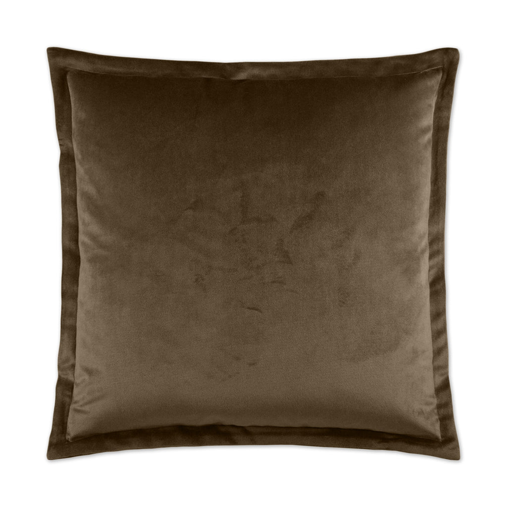 Belvedere Flange Decorative Throw Pillow - Otter | DV Kap