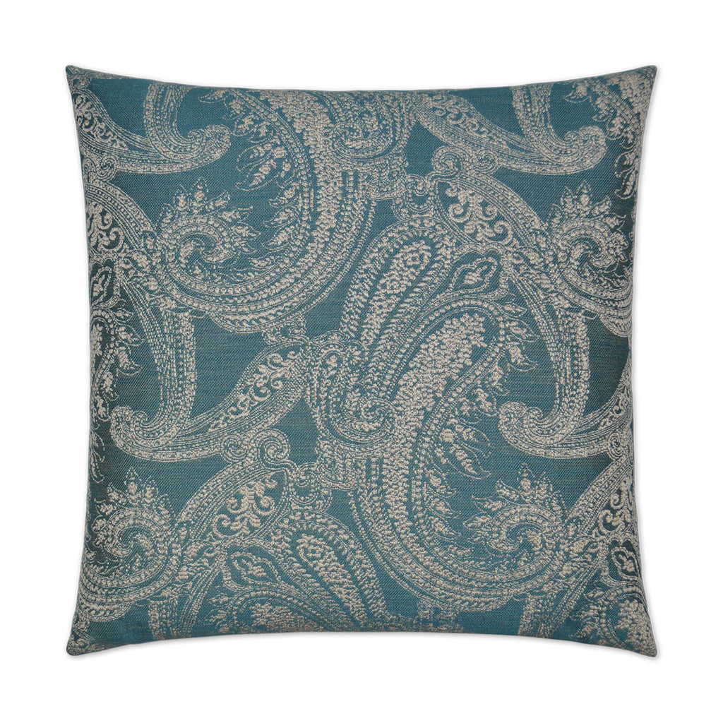 Ravel Decorative Throw Pillow - Turquoise | DV Kap