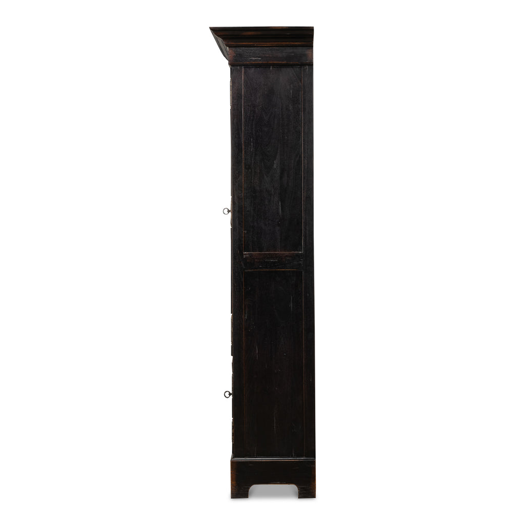 Bookcase In Ebony Finish | Sarreid - 27160