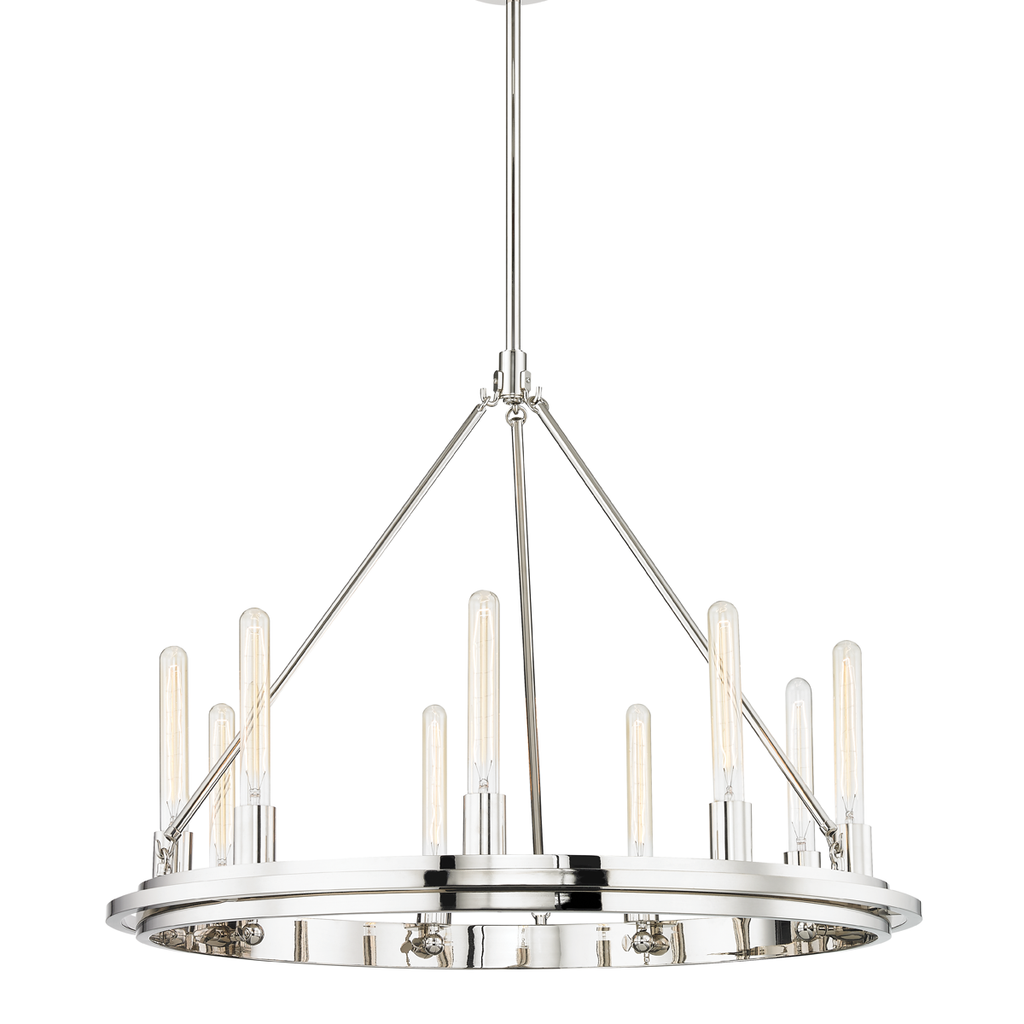 Chambers Chandelier | Hudson Valley Lighting - 2732-PN