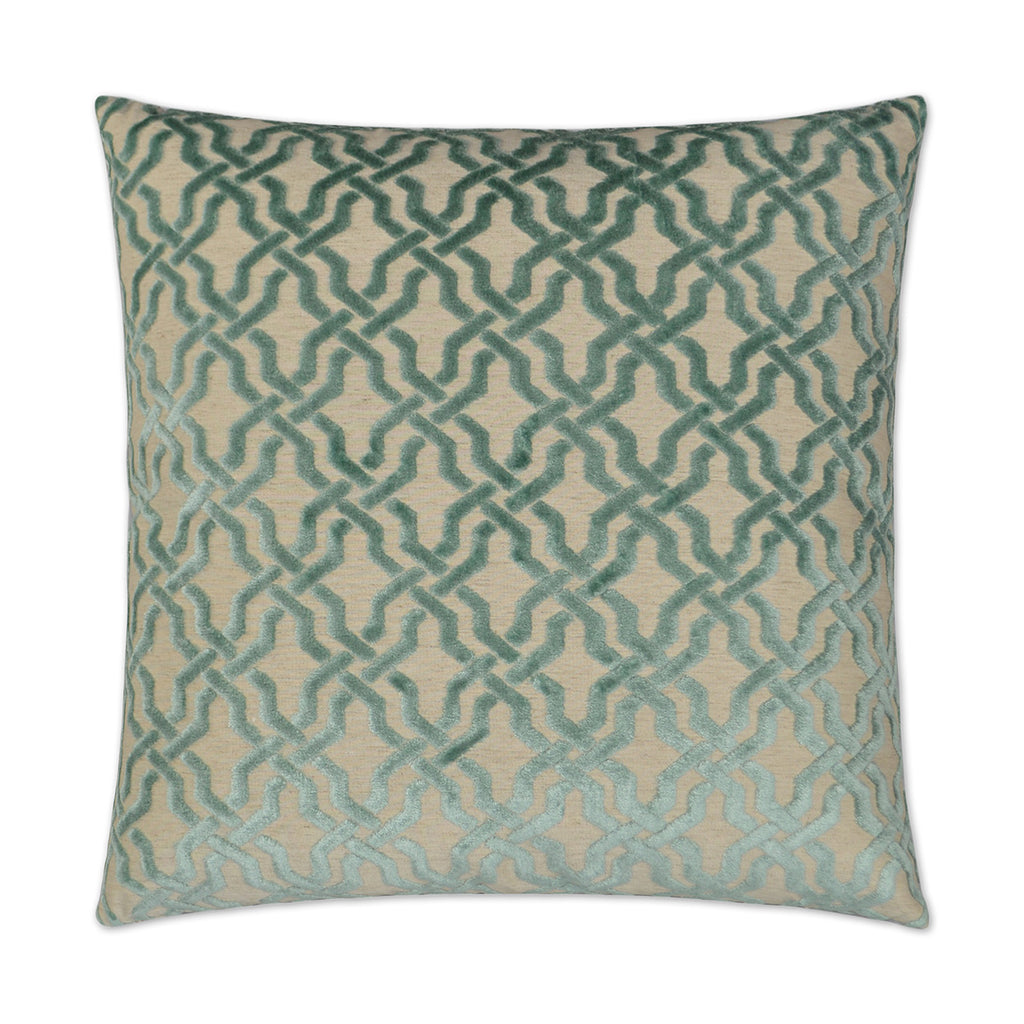 Liberty Decorative Throw Pillow - Aqua | DV Kap