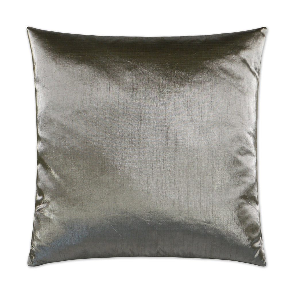 Metaux Decorative Throw Pillow - Pewter | DV Kap