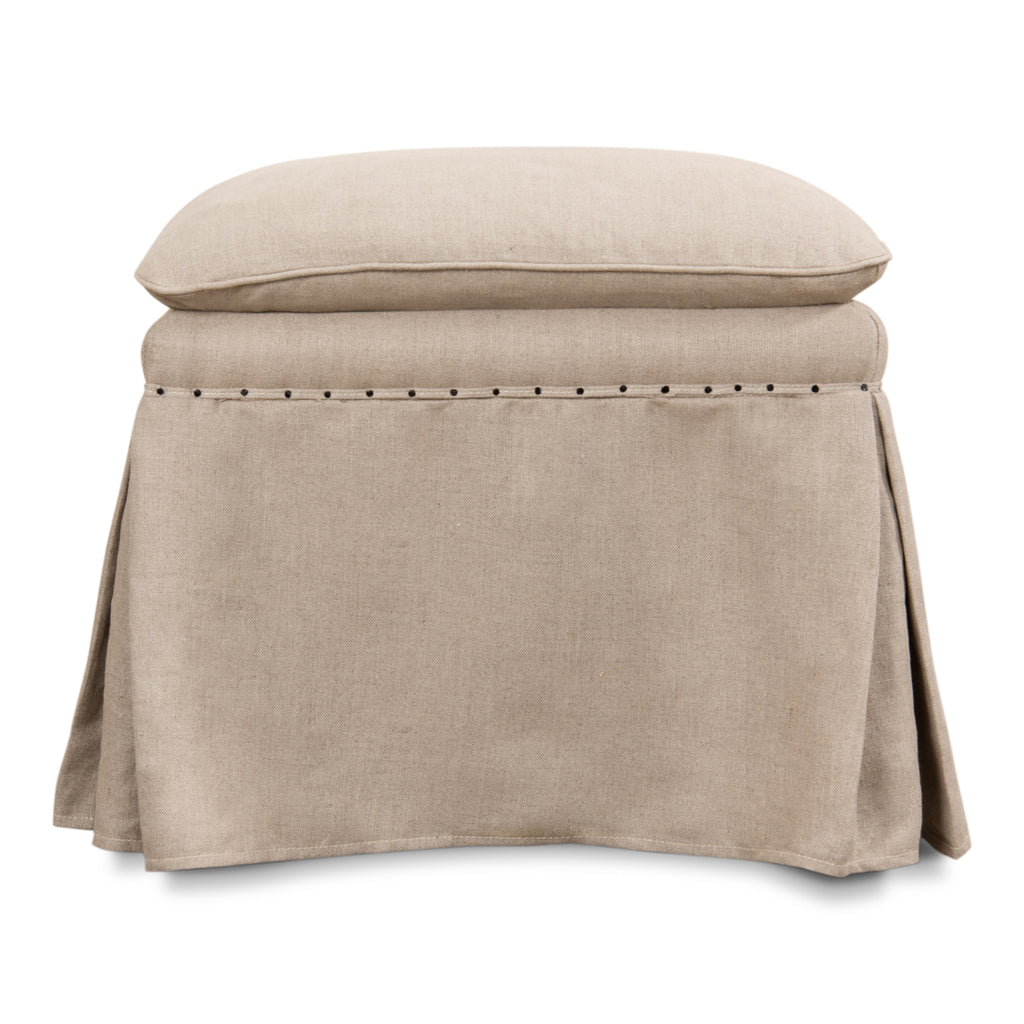 Draped Ottoman | Sarreid - 27719