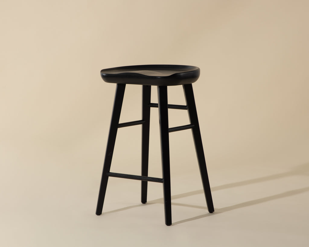 Dominic Counter Stool - Black | Sunpan Furniture - 110460